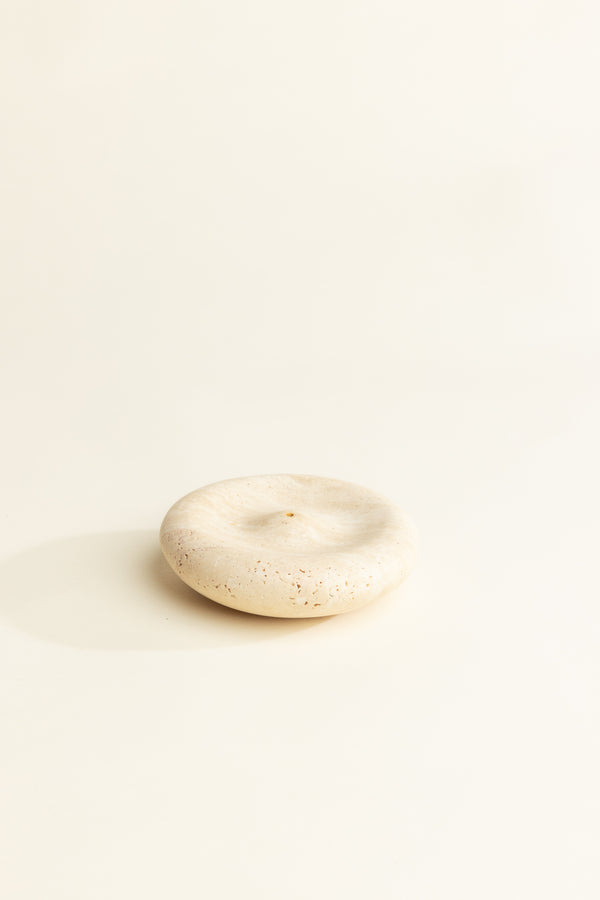 Travertine Incense Holder