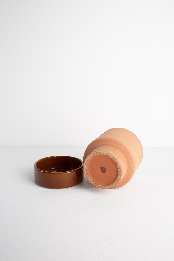 Grace Planter Terracotta & Soil