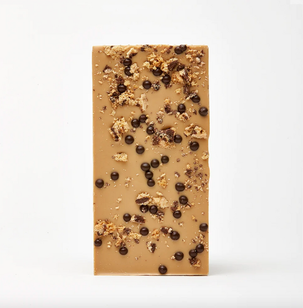 Choc Chip Cookie and Crispy Pearls Caramelised White Chocolate Bar
